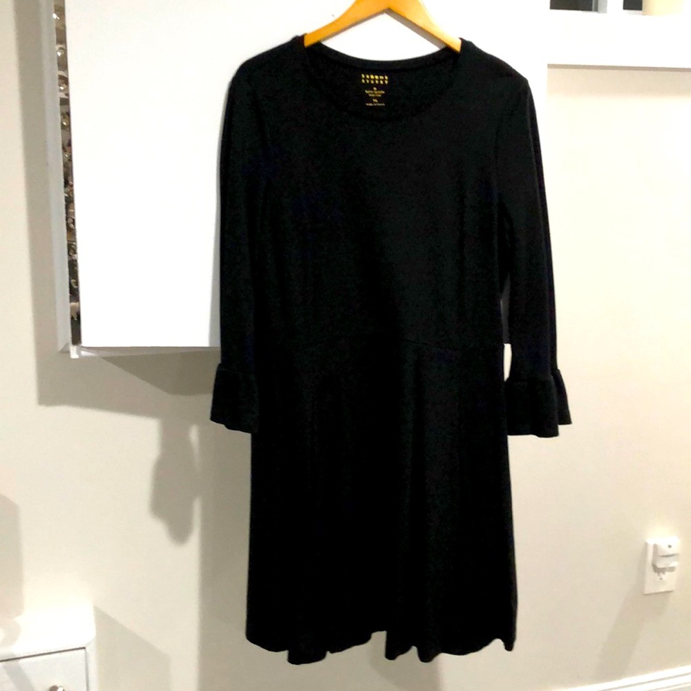 kate spade black jersey dress